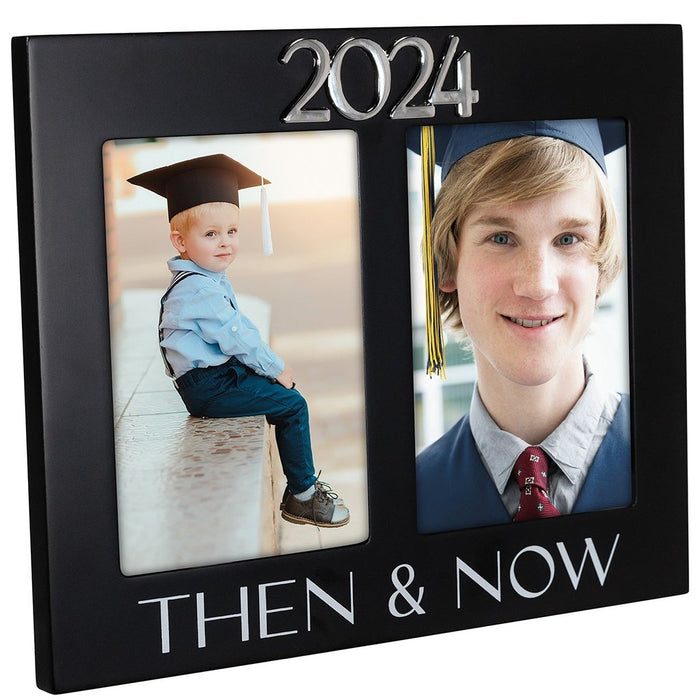 Malden : Then and Now 2024 Graduate Double Frame Holds 2 4"x6" Photos - Malden : Then and Now 2024 Graduate Double Frame Holds 2 4"x6" Photos
