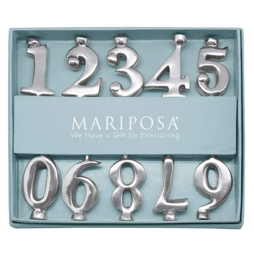 Mariposa : Candle Number Holder Set - Mariposa : Candle Number Holder Set