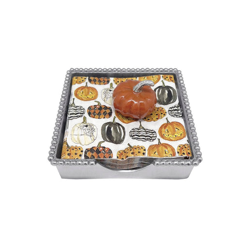 Mariposa : Orange Pumpkin Napkin Weight - Mariposa : Orange Pumpkin Napkin Weight