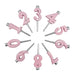 Mariposa : Pink Candle Number Holder Set - Mariposa : Pink Candle Number Holder Set