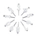 Mariposa : White Candle Number Holder Set - Mariposa : White Candle Number Holder Set