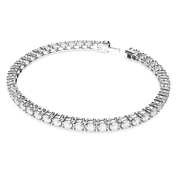 Swarovski : Matrix Tennis Bracelet - Rhodium plated