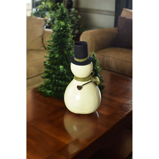 Meadowbrooke Gourds : Large Lit Snowman - Meadowbrooke Gourds : Large Lit Snowman