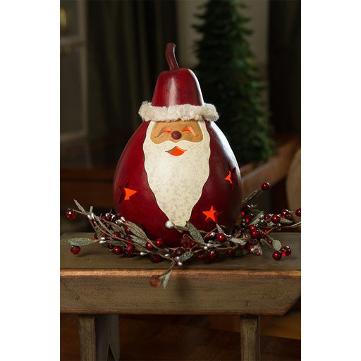 Meadowbrooke Gourds : Santa - Medium Lit - Meadowbrooke Gourds : Santa - Medium Lit