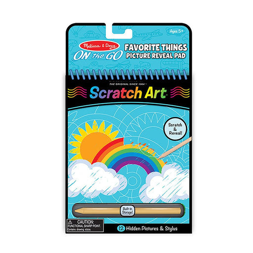 Melissa & Doug : On the Go Scratch Art Picture Reveal Pad - Favorite Things - Melissa & Doug : On the Go Scratch Art Picture Reveal Pad - Favorite Things