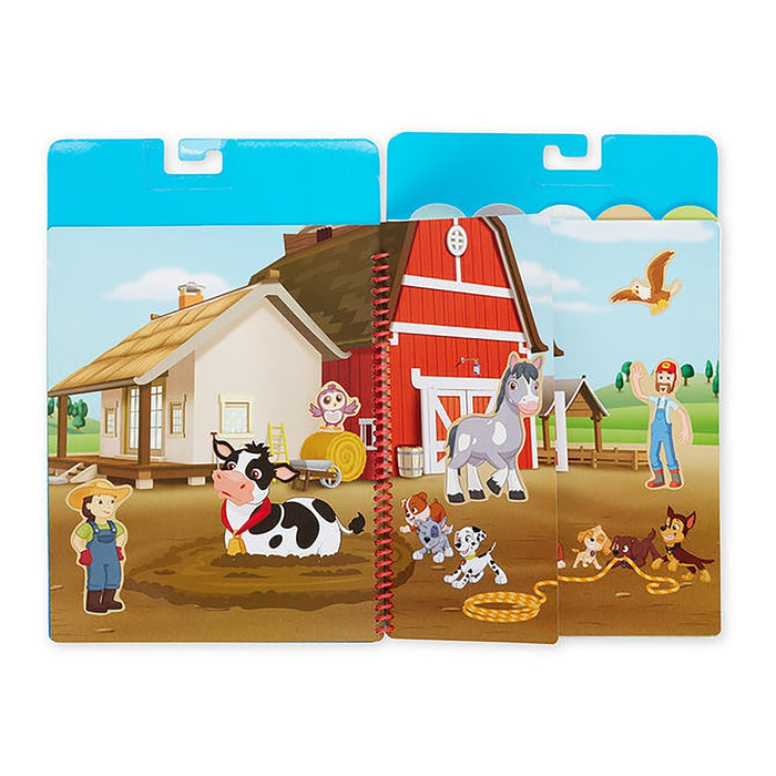 Melissa & Doug : PAW Patrol Restickable Stickers Flip - Flap Pad - Adventure Bay - Melissa & Doug : PAW Patrol Restickable Stickers Flip - Flap Pad - Adventure Bay