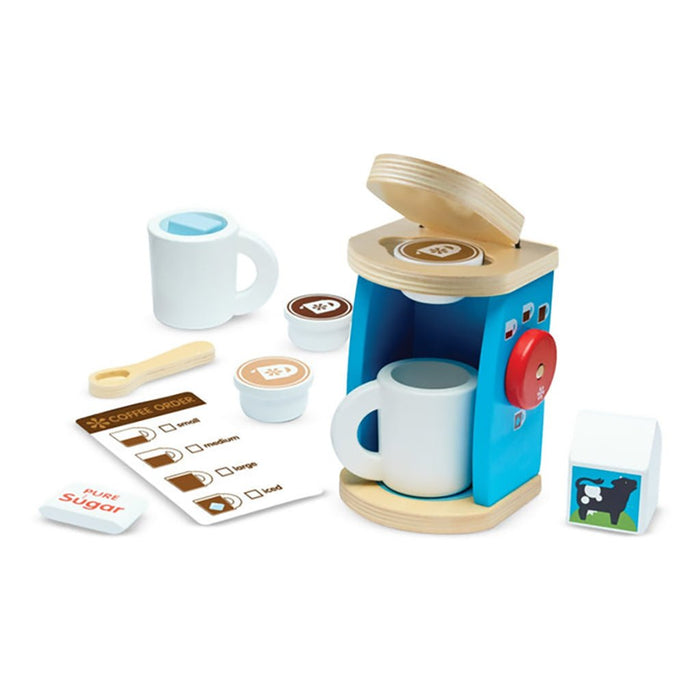 Melissa & Doug : Wooden Brew & Serve Coffee Set - Melissa & Doug : Wooden Brew & Serve Coffee Set