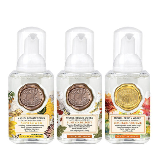 Michel Design Works : Autumn Delights Mini Foaming Hand Soap Set - Michel Design Works : Autumn Delights Mini Foaming Hand Soap Set