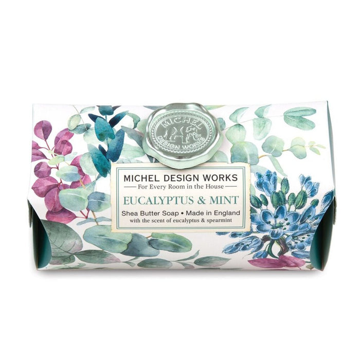 Michel Design Works : Eucalyptus & Mint Large Bath Soap Bar - Michel Design Works : Eucalyptus & Mint Large Bath Soap Bar