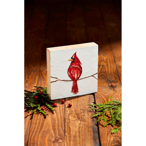 Mud Pie : Cardinal Plaque - Mud Pie : Cardinal Plaque