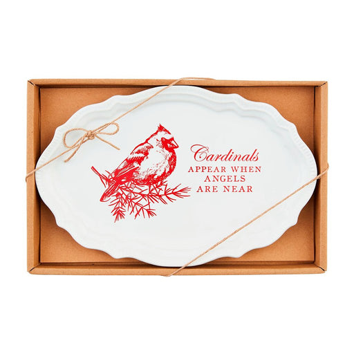 Mud Pie : Cardinal Sentiment Tray - Mud Pie : Cardinal Sentiment Tray