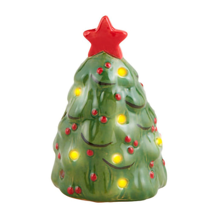 Mud Pie : Light - Up Green Tree Lantern Sitter - Mud Pie : Light - Up Green Tree Lantern Sitter