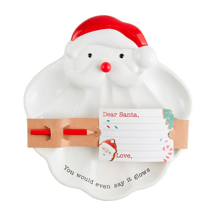 Mud Pie : Light - Up Santa Plate Set - Mud Pie : Light - Up Santa Plate Set