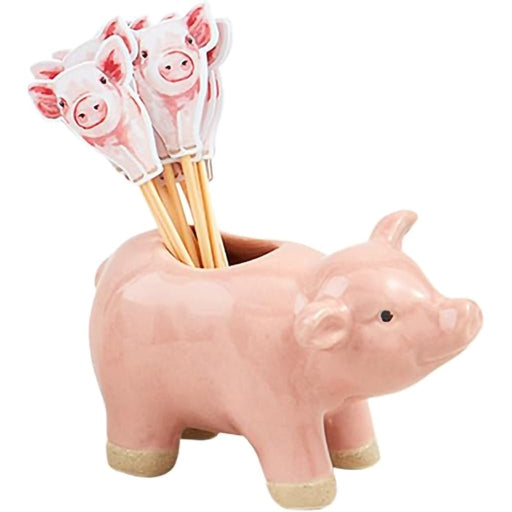 Mud Pie : Pig Toothpick Holder - Mud Pie : Pig Toothpick Holder