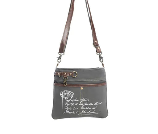 Myra Bag : Quill Pen in Hand Small Crossbody Bag - Myra Bag : Quill Pen in Hand Small Crossbody Bag