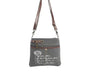 Myra Bag : Quill Pen in Hand Small Crossbody Bag - Myra Bag : Quill Pen in Hand Small Crossbody Bag