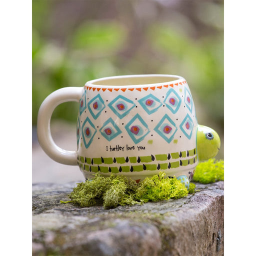 Natural Life : Folk Art Coffee Mug - Myrtle The Turtle - Natural Life : Folk Art Coffee Mug - Myrtle The Turtle