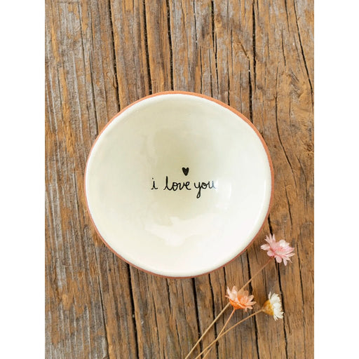 Natural Life : Tiny Trinket Dish - I Love You - Natural Life : Tiny Trinket Dish - I Love You