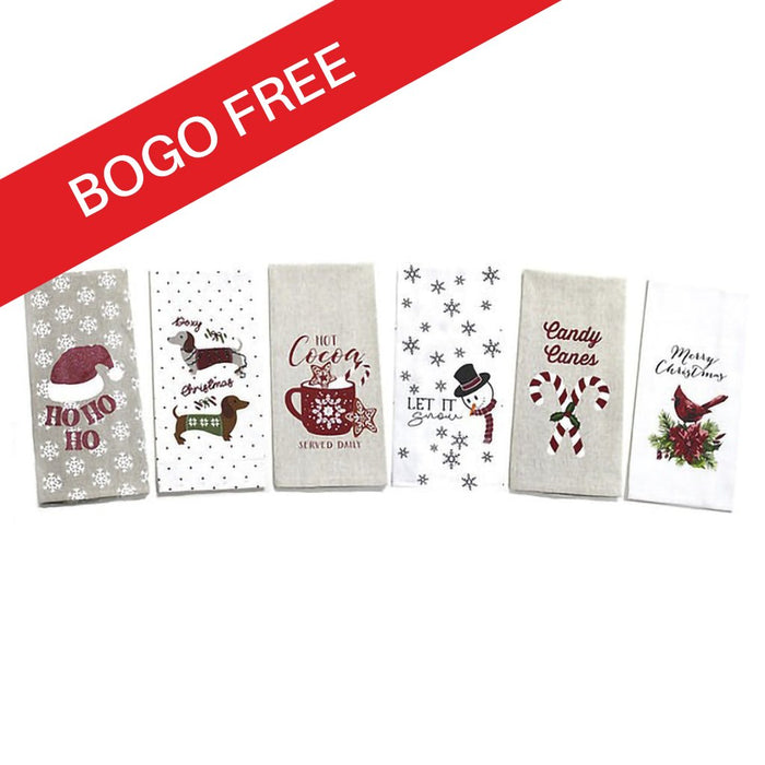 Nidico : Winter Holiday Printed Kitchen Towel - Assorted - Buy one get one FREE - Nidico : Winter Holiday Printed Kitchen Towel - Assorted - Buy one get one FREE