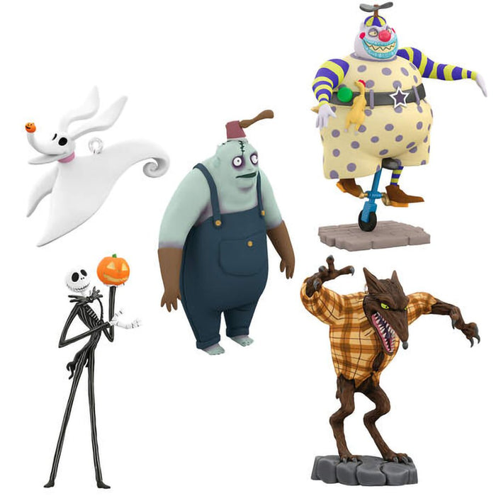 ( NO CODE )Hallmark : 2024 Keepsake Disney Tim Burton's The Nightmare Before Christmas Citizens of Halloween Town Ornaments, Set of 5 (No CODE) - ( NO CODE )Hallmark : 2024 Keepsake Disney Tim Burton's The Nightmare Before Christmas Citizens of Halloween Town Ornaments, Set of 5 (No CODE)