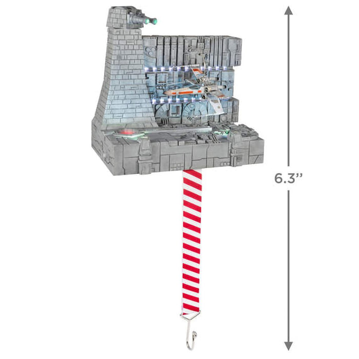 (((((NO JAVA ))))) Hallmark : 2024 Keepsake Star Wars: A New Hope™ Luke Skywalker's X - Wing Starfighter™ Ornament and Stocking Hanger Set With Light and Sound (449) - (((((NO JAVA ))))) Hallmark : 2024 Keepsake Star Wars: A New Hope™ Luke Skywalker's X - Wing Starfighter™ Ornament and Stocking Hanger Set With Light and Sound (449)