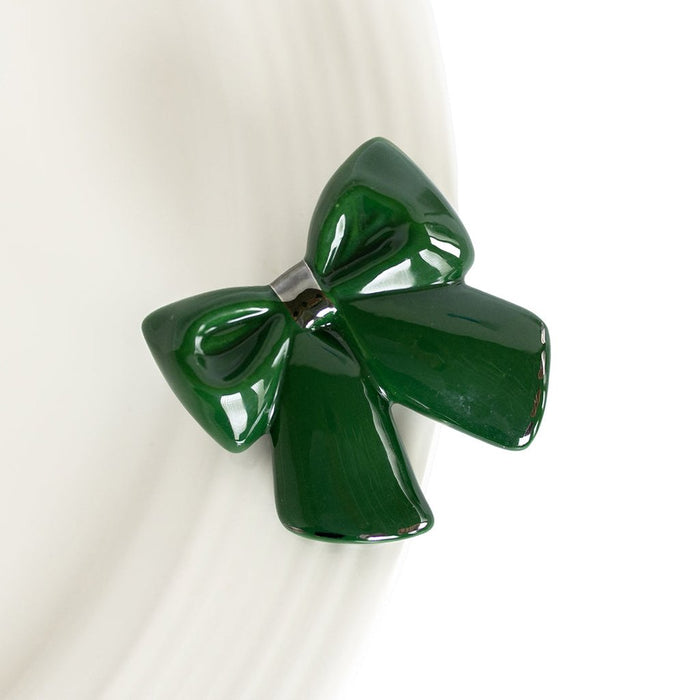 Nora Fleming : Green Bow Mini - Nora Fleming : Green Bow Mini