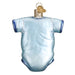 Old World Christmas : Blue Baby Onesie Ornament - Old World Christmas : Blue Baby Onesie Ornament