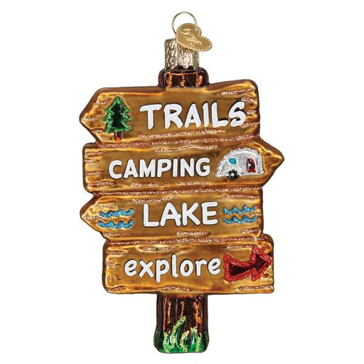 Old World Christmas : Gone Camping Ornament - Old World Christmas : Gone Camping Ornament