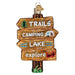 Old World Christmas : Gone Camping Ornament - Old World Christmas : Gone Camping Ornament