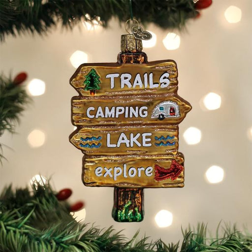 Old World Christmas : Gone Camping Ornament - Old World Christmas : Gone Camping Ornament