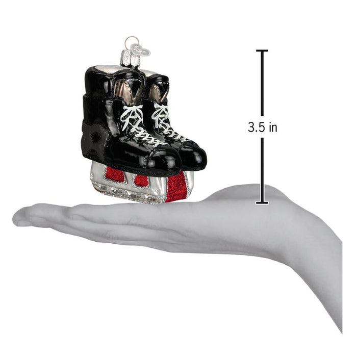 Old World Christmas : Hockey Skates Ornament - Old World Christmas : Hockey Skates Ornament