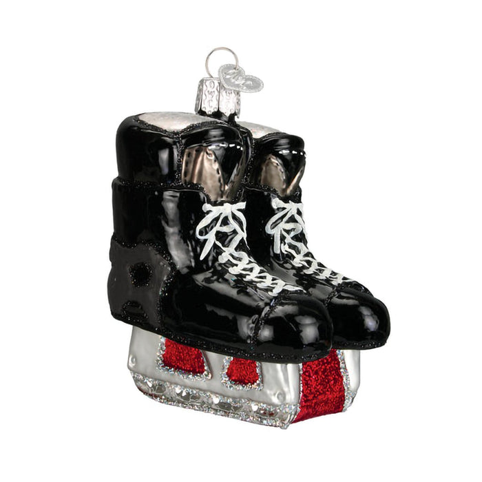 Old World Christmas : Hockey Skates Ornament - Old World Christmas : Hockey Skates Ornament