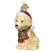 Old World Christmas : Holiday Yellow Labrador Puppy Ornament - Old World Christmas : Holiday Yellow Labrador Puppy Ornament