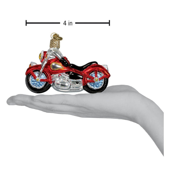 Old World Christmas : Motorcycle Ornament - Old World Christmas : Motorcycle Ornament