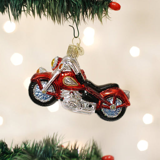 Old World Christmas : Motorcycle Ornament - Old World Christmas : Motorcycle Ornament