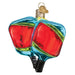 Old World Christmas : Pickleball Paddles Ornament - Old World Christmas : Pickleball Paddles Ornament