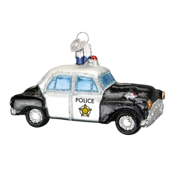 Old World Christmas : Police Car Ornament - Old World Christmas : Police Car Ornament