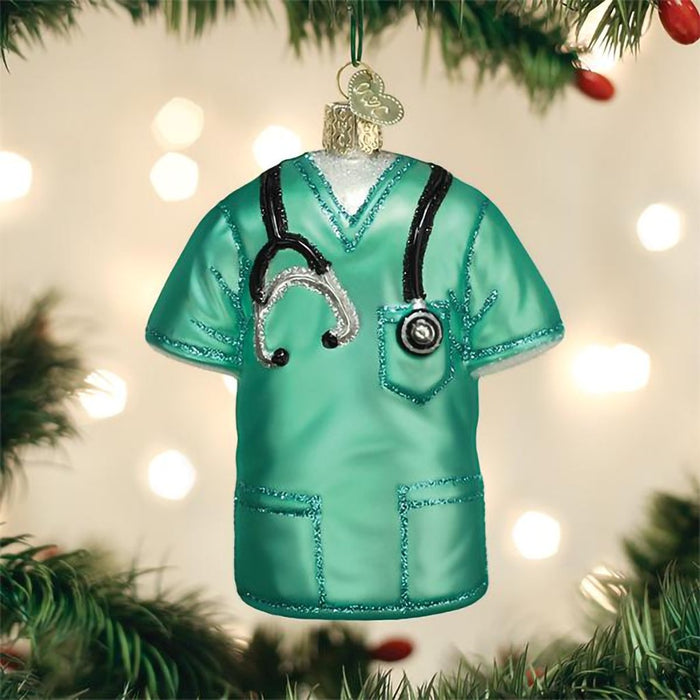 Old World Christmas : Scrubs Ornament - Old World Christmas : Scrubs Ornament