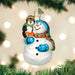 Old World Christmas : Snowman With Penguin Pal - Old World Christmas : Snowman With Penguin Pal