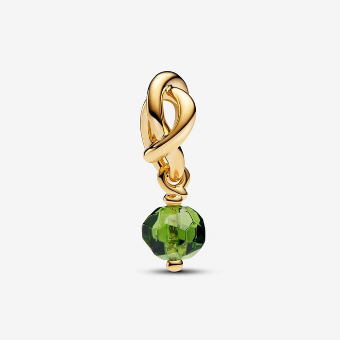 PANDORA : August Spring Green Eternity Circle Dangle Charm - PANDORA : August Spring Green Eternity Circle Dangle Charm