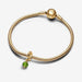 PANDORA : August Spring Green Eternity Circle Dangle Charm - PANDORA : August Spring Green Eternity Circle Dangle Charm