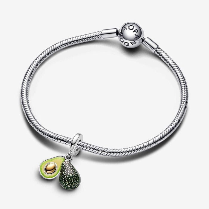 PANDORA : Avocado Double Dangle Charm - PANDORA : Avocado Double Dangle Charm