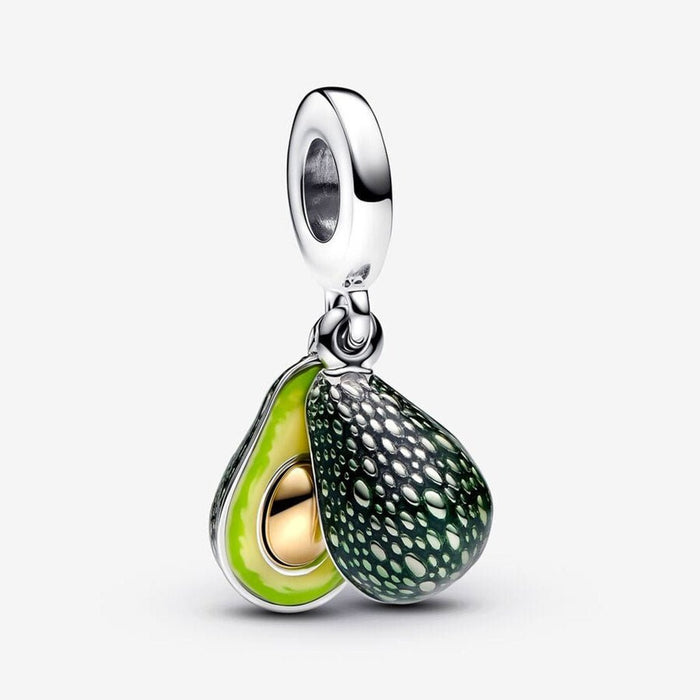 PANDORA : Avocado Double Dangle Charm - PANDORA : Avocado Double Dangle Charm