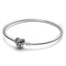 PANDORA : Celestial Heart Clasp Bangle Bracelet - PANDORA : Celestial Heart Clasp Bangle Bracelet