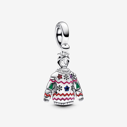 PANDORA : Christmas Sweater Dangle Charm - PANDORA : Christmas Sweater Dangle Charm