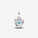 PANDORA : December Turqoise Blue Eternity Circle Dangle Charm - PANDORA : December Turqoise Blue Eternity Circle Dangle Charm