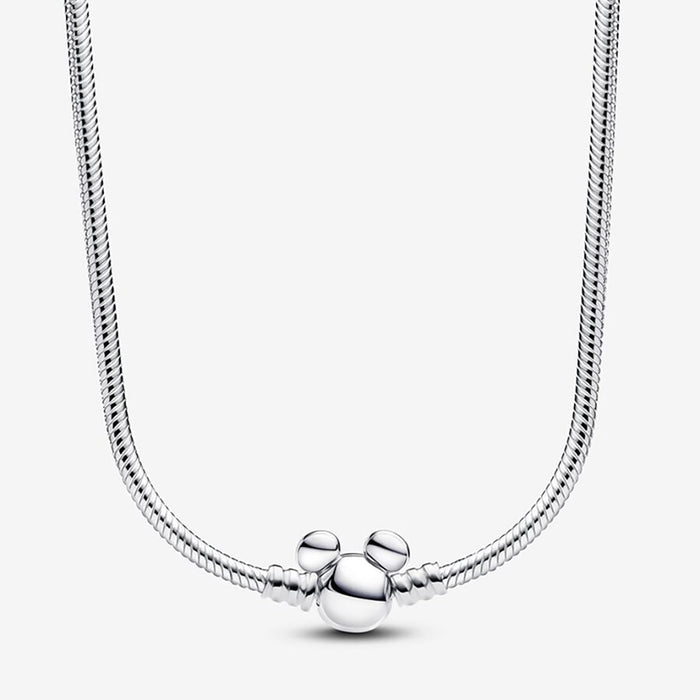 PANDORA : Disney Mickey Mouse Snake Chain Necklace - PANDORA : Disney Mickey Mouse Snake Chain Necklace