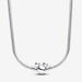 PANDORA : Disney Mickey Mouse Snake Chain Necklace - PANDORA : Disney Mickey Mouse Snake Chain Necklace