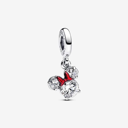 PANDORA : Disney Minnie Mouse Silhouette Dangle Charm - PANDORA : Disney Minnie Mouse Silhouette Dangle Charm