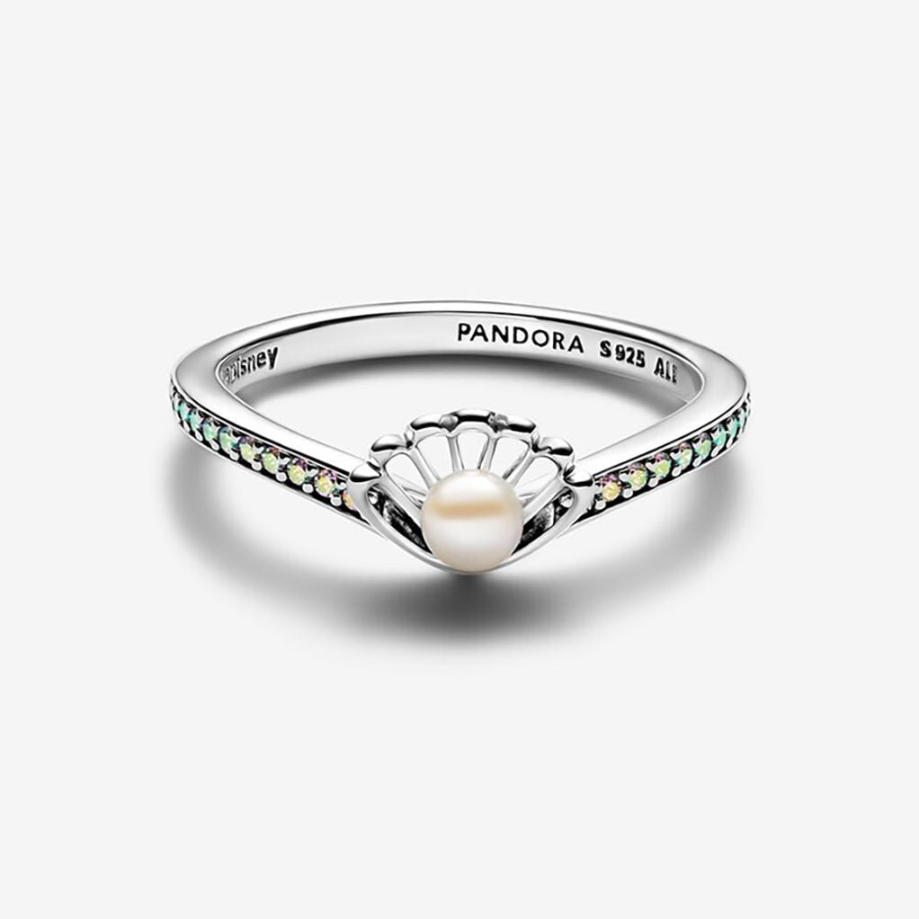 PANDORA : Disney Princess Ariel Shell Pearl Ring - Annies Hallmark and ...